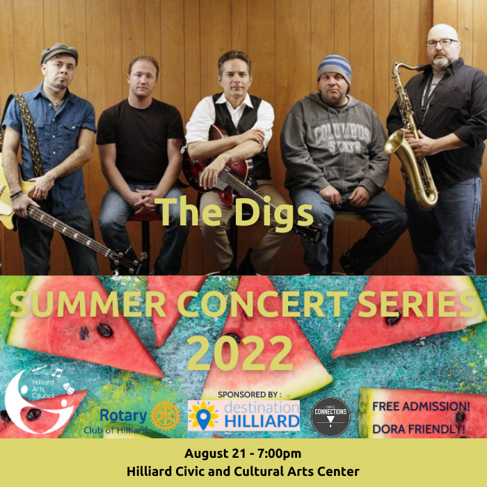 Summer Concert Series: The Digs | Hilliard Arts Council